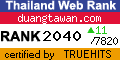 Thailand Directory Web Statistics at truehits.net